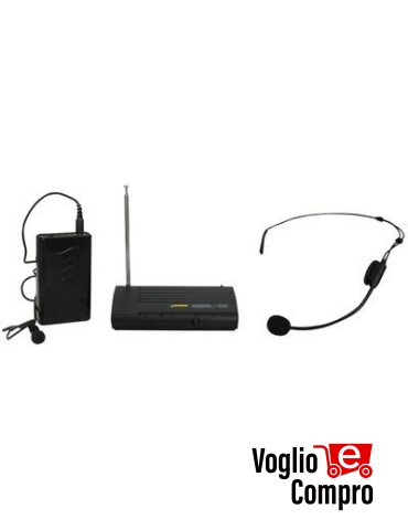 KIT RADIOMICROFONO AD ARCHETTO LAVALIER SG-886 L