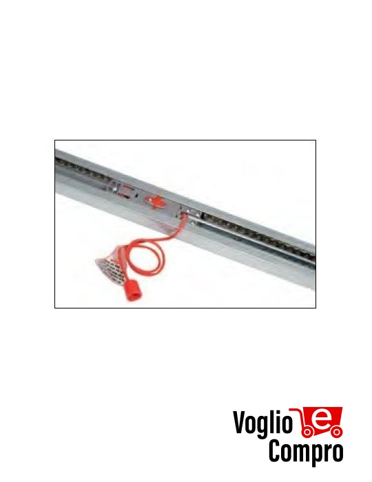 GUIDA CATENA PREMONTATA V2 162543 IN 3 SEGMENTI 3 Mt (3 X 1 Mt) PER MOTORE STERN