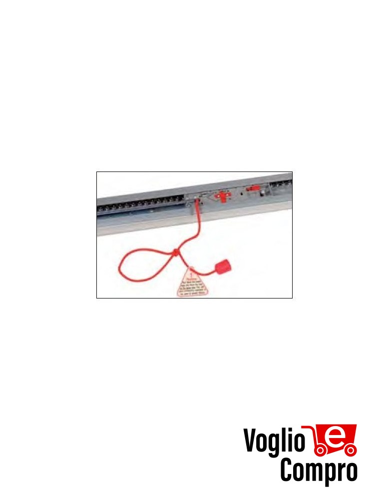 GUIDA A CATENA PREMONTATA V2 162562 SEGMENTO UNICO 3,8 Mt PER MOTORE ATRIS