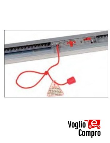 GUIDA A CINGHIA PREMONTATA V2 162574 IN 2 SEGMENTI 3,3 Mt (2 X 1,65 Mt) PER MOTORE ATRIS