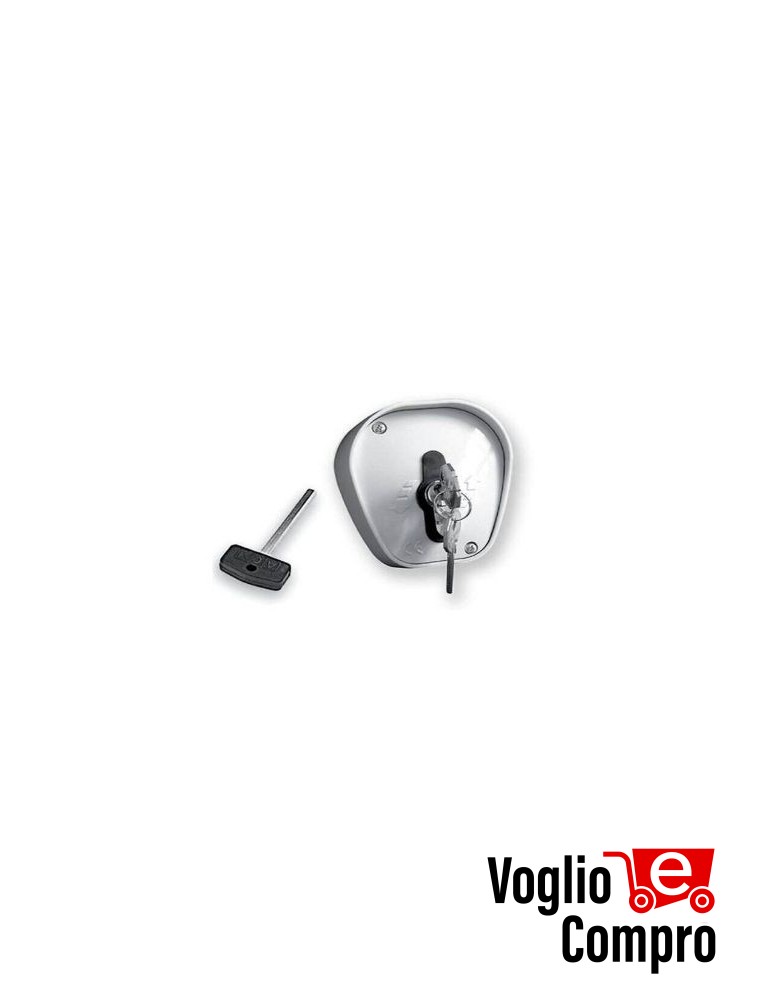 SELETTORE A CHIAVE IN ALLUMINIO DA PARETE CON SBLOCCO ELETTROFRENO PER MOTORE V2 AGON