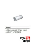 ADATTATORE ASSE V2 162635 DIAMETRO 33 PER ATTUATORE AGON170 - AGON260
