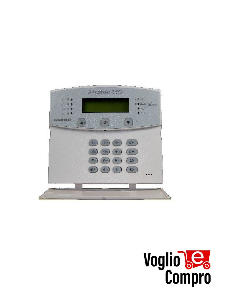TASTIERA A FILO ANTIFURTO COSTEL PROXIMA LCD COMPATIBILE CON TUTTE LE CENTRALI