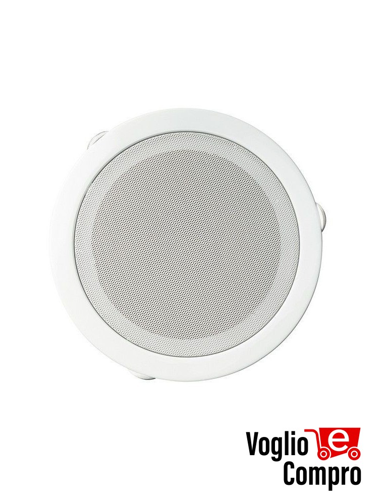 DIFFUSORE ROTONDO CONTROSOFFITTA RTS 12W 100V FORO 170mm normativa EN54-24 e EN60849