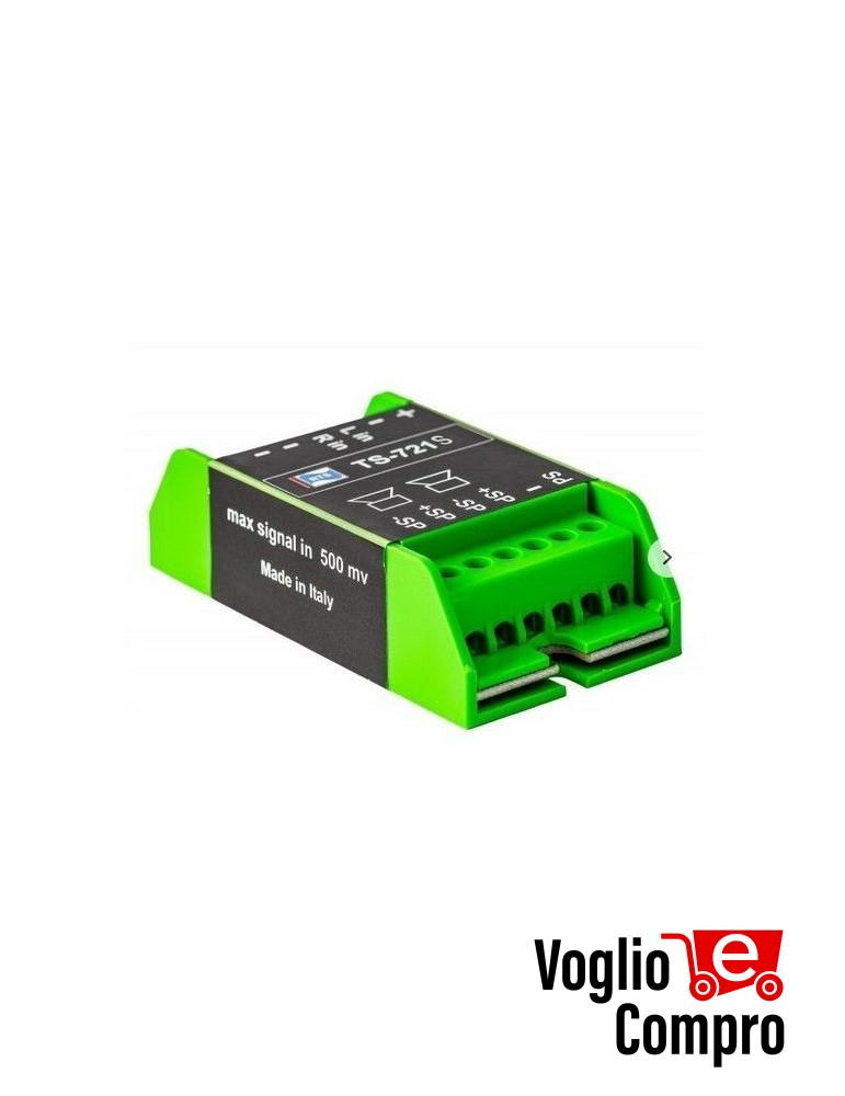 AMPLIFICATORE STEREO DA INCASSO 20+20W RTS TS 721 S