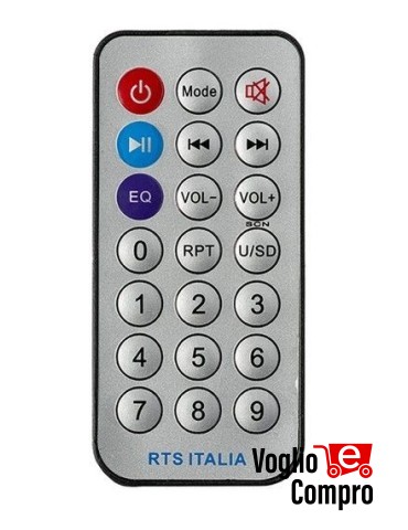 TELECOMANDO SUPPLEMENTARE PER CENTRALI RTS TS 709-710-711