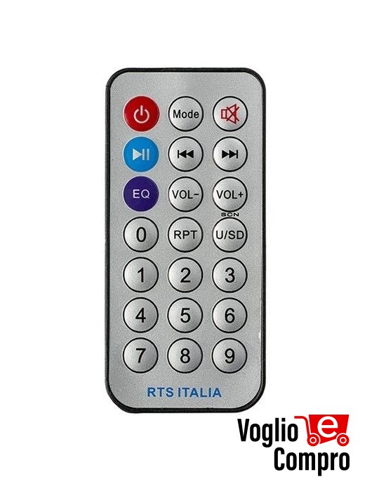 TELECOMANDO SUPPLEMENTARE PER CENTRALI RTS TS 709-710-711