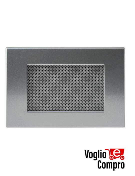 DIFFUSORE INCASSO RTS 23W 50 Ohm PER CENTRALI E AMPLIFICATORI TS COLORE SILVER