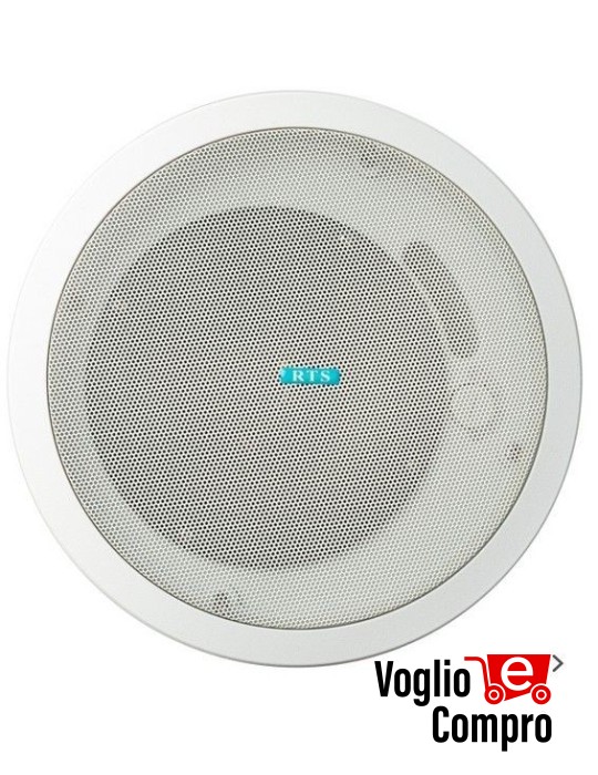 DIFFUSORE CONTROSOFFITTA A CASSA TS DR230 RTS 50Watt 2 VIE 100 Volt FORO 230mm