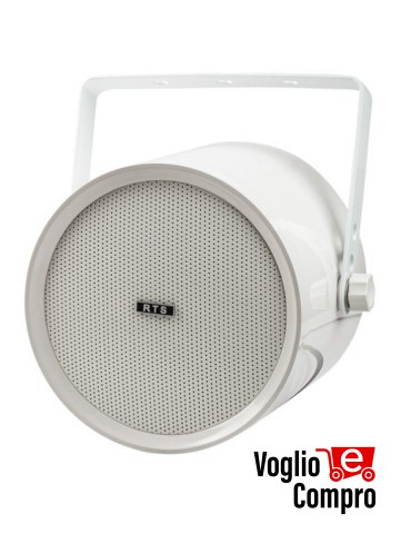 DIFFUSORE PROIETTORE RTS 20W IP 65 LARGA BANDA CON STAFFA CORPO ABS IN/OUTDOOR