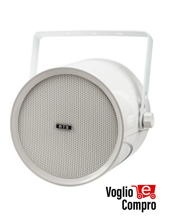 DIFFUSORE PROIETTORE RTS 20W IP 65 LARGA BANDA CON STAFFA CORPO ABS IN/OUTDOOR