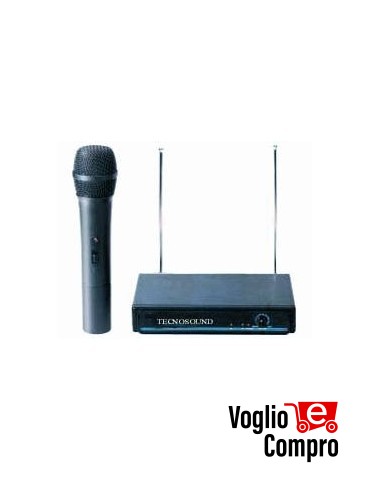 KIT RADIOMICROFONO RTS MICROFONO SENZA FILI A RADIO FREQUENZA