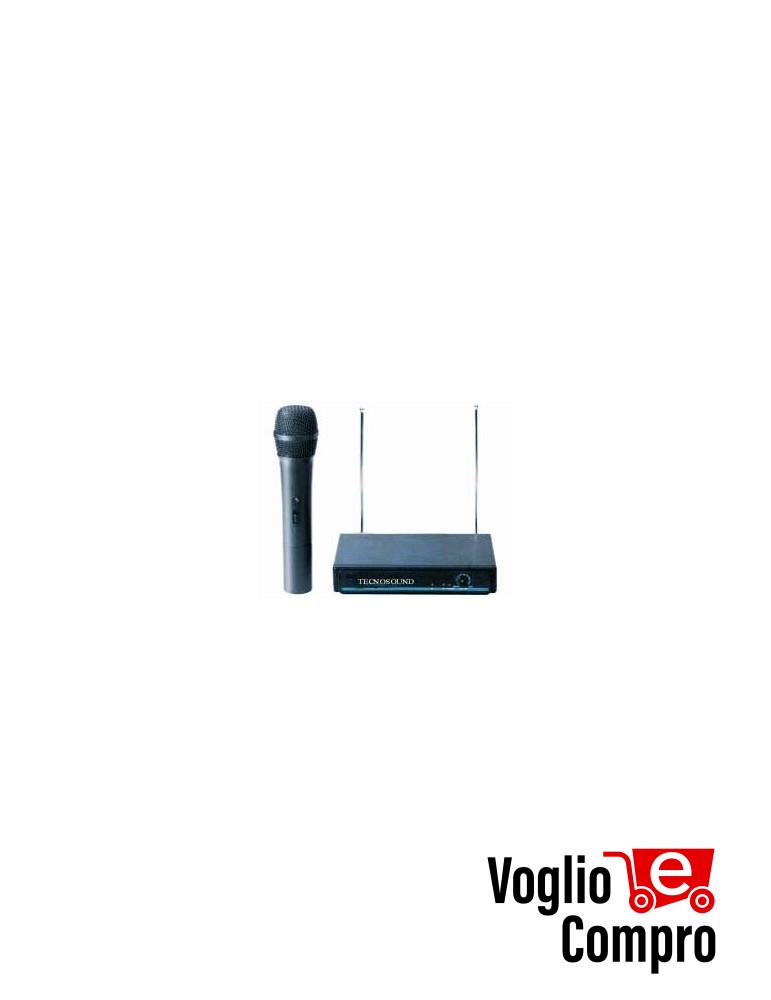 KIT RADIOMICROFONO RTS MICROFONO SENZA FILI A RADIO FREQUENZA