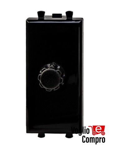 REGOLATORE VOLUME AMPLIFICATO MONO X CENTRALI RTS MODULO INCASSO PER BTICINO AXOLUTE NERO