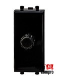 REGOLATORE VOLUME AMPLIFICATO MONO X CENTRALI RTS MODULO INCASSO PER BTICINO AXOLUTE NERO