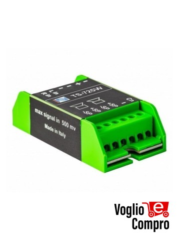 AMPLIFICATORE RTS TS 725 W INCASSO SUBWOOFER 80 WATT RMS Uscita 4/8 ohm