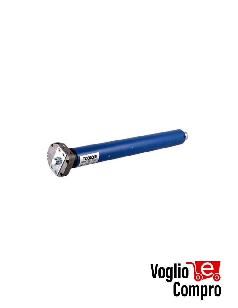 MOTORE TUBOLARE TEKNOS FINECORSA MECCANICO E MANOVRA DI SOCCORSO 350W 120Nm 170KG