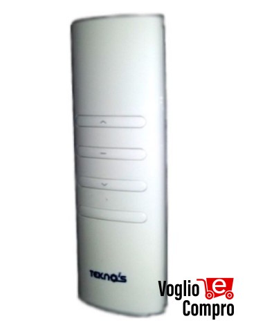 TELECOMANDO RADIOCOMANDO TEKNOS TELLY1 433,92Mhz PER TUTTI I RICEVITORI TEKNO'S