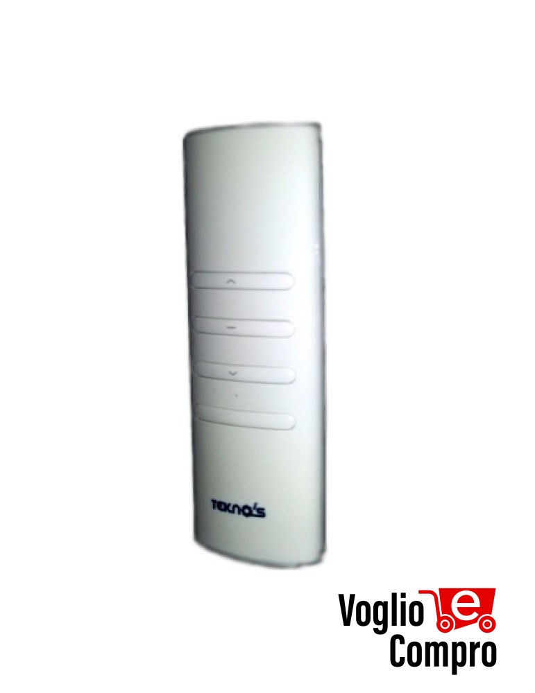 TELECOMANDO RADIOCOMANDO TEKNOS TELLY1 433,92Mhz PER TUTTI I RICEVITORI TEKNO'S