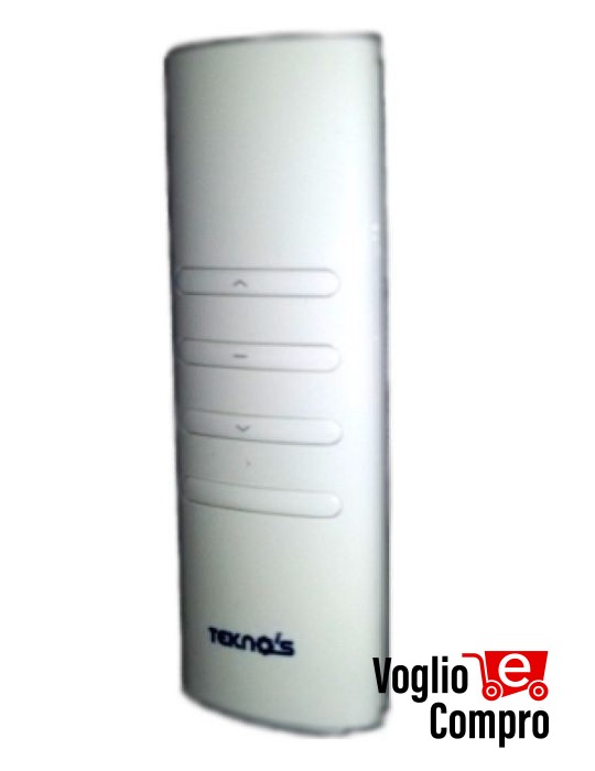 TELECOMANDO RADIOCOMANDO TEKNOS TELLY1 433,92Mhz PER TUTTI I RICEVITORI TEKNO'S
