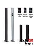 COPPIA DI COLONNINE 50cm V2 GARDO TOWER 500 IN ALLUMINIO PER FOTOCELLULE ED ACCESSORI