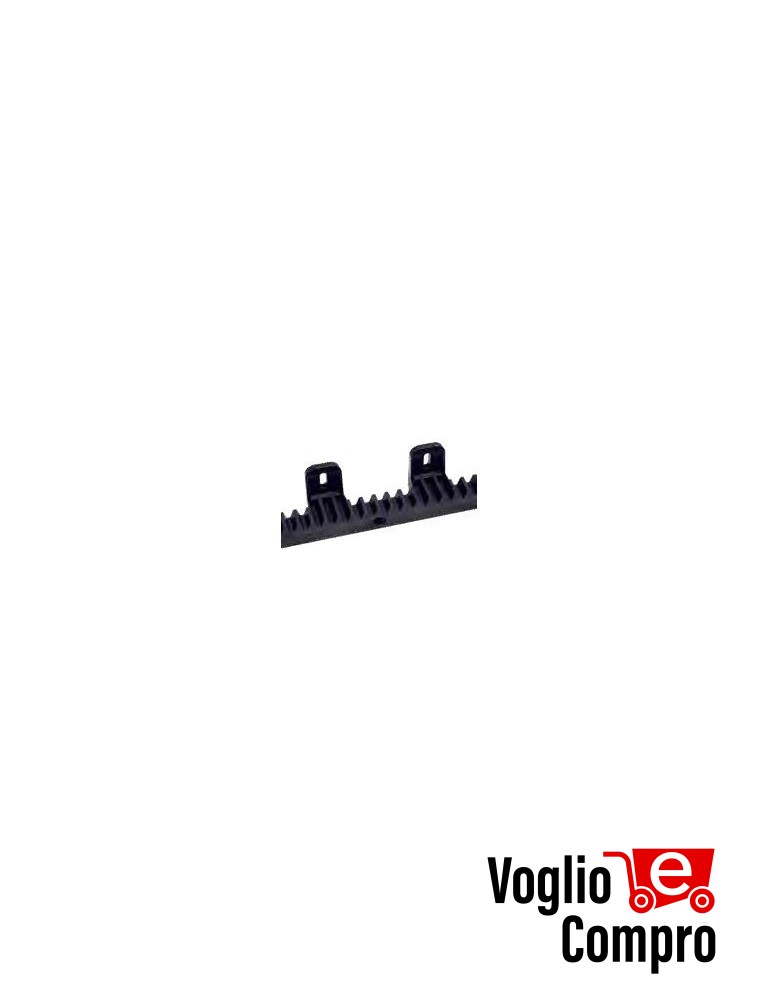 CREMAGLIERA IN NYLON M4 6 ATTACCHI CON INSERTO METALLICO PER MOTORI SCORREVOLI V2