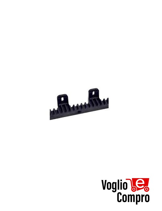 CREMAGLIERA IN NYLON M4 6 ATTACCHI CON INSERTO METALLICO PER MOTORI SCORREVOLI V2