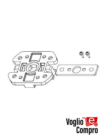 162849 SUPPORTO AD INCASTRO MOTORIDUTTORI TUBOLARI DIAMETRO 35mm confezione 10 pezzi