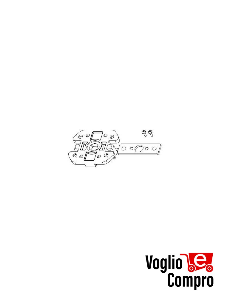 162849 SUPPORTO AD INCASTRO MOTORIDUTTORI TUBOLARI DIAMETRO 35mm confezione 10 pezzi