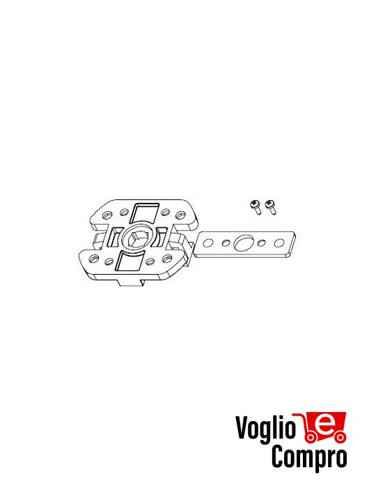 162849 SUPPORTO AD INCASTRO MOTORIDUTTORI TUBOLARI DIAMETRO 35mm confezione 10 pezzi