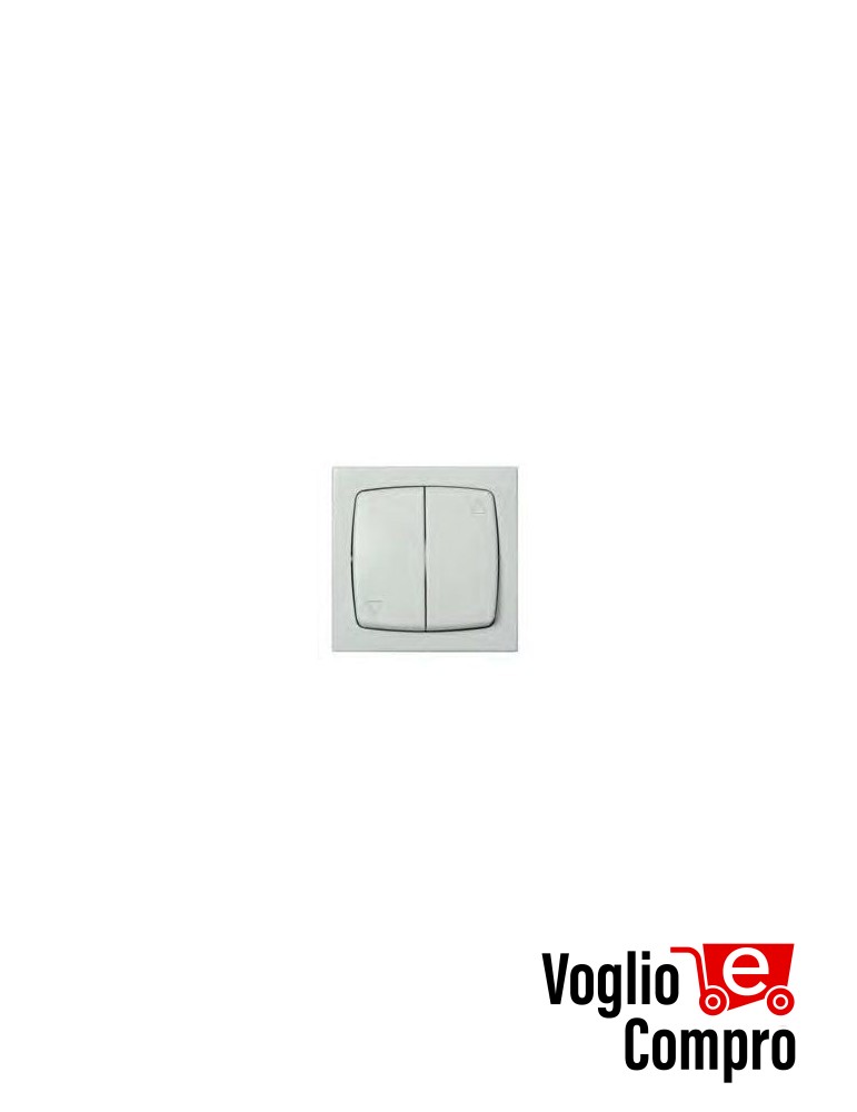 162887 SCATOLA CON DOPPIO PULSANTE INVERTITORE CON RITORNO A MOLLA