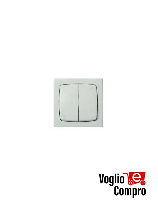 162887 SCATOLA CON DOPPIO PULSANTE INVERTITORE CON RITORNO A MOLLA
