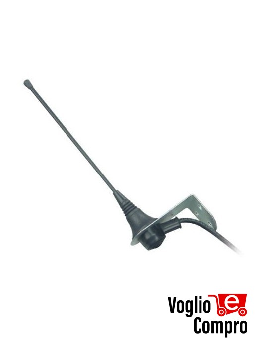 Antenna esterna rivestita per ricevitori con 2,5 m di cavo RG-58 V2 ANS433