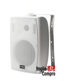 DIFFUSORE CASSA ACUSTICA DA PARETE RTS 50W 2 VIE 8 Ohm COMPLETO DI STAFFA BIANCO