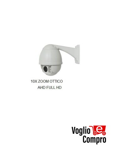 KIT SPEED DOME FULL HD MICROVIDEO SONY 2,1 Mp ZOOM 10X INTERNO ESTERNO IP66