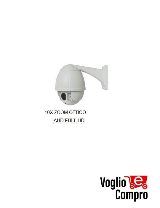 KIT SPEED DOME FULL HD MICROVIDEO SONY 2,1 Mp ZOOM 10X INTERNO ESTERNO IP66