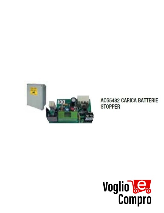 CARICA BATTERIA RIB ACG5482 PER BARRIERA CATENA STOPPER