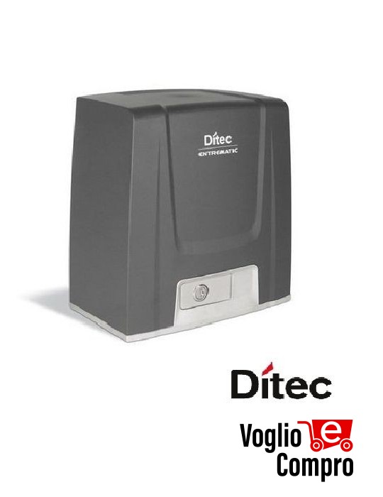 MOTORIDUTTORE 24V DITEC ION6 PER CANCELLO SCORREVOLE FINO A 600 KG INTENSIVO