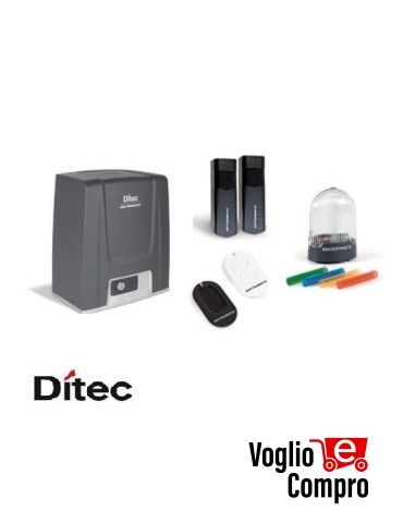 KIT MOTORE ION 24V DITEC DITION4L PER CANCELLO SCORREVOLE FINO A 400 KG