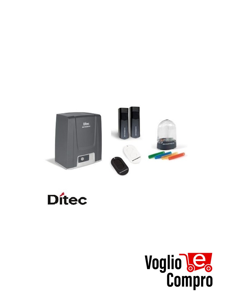 KIT MOTORE ION 24V DITEC DITION4L PER CANCELLO SCORREVOLE FINO A 400 KG
