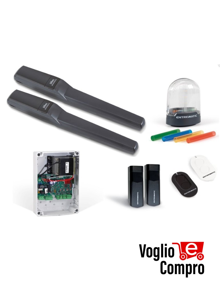 KIT MOTORE PWR 24V DITEC DITPWR25HL PER CANCELLO A 2 ANTE BATTENTI 5M