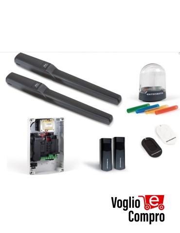 KIT MOTORE PWR 24V DITEC DITPWR35HL PER CANCELLO A 2 ANTE BATTENTI 7Mt