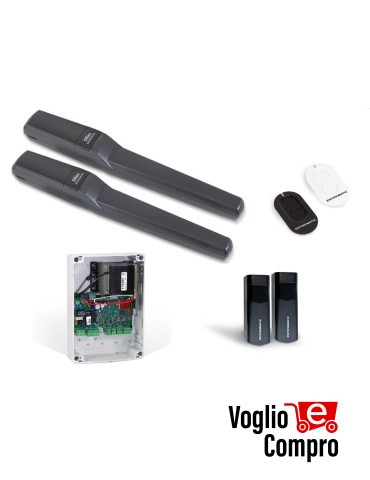 KIT MOTORE PWR 24V DITEC DITPWR35HLE PER CANCELLO A 2 ANTE BATTENTI 7Mt