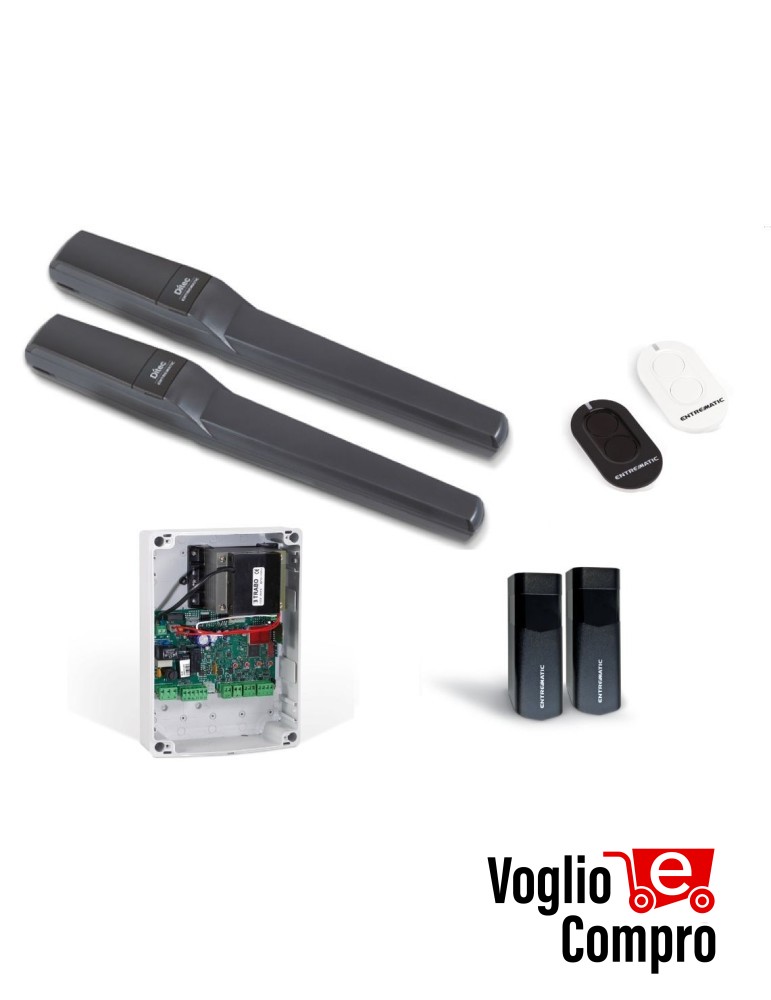 KIT MOTORE PWR 24V DITEC DITPWR35HLE PER CANCELLO A 2 ANTE BATTENTI 7Mt