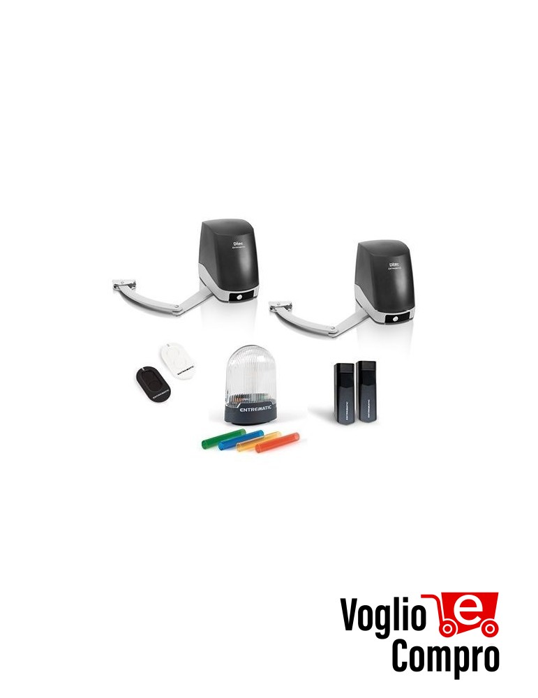KIT DITEC DOITFCL 24V COMPLETO PER CANCELLO ANTA A BATTENTE FINO A 2,3 Mt