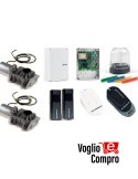 KIT 230V DITEC DITCB230PL CUBIC PER CANCELLO 2 ANTE BATTENTI RADIO 433Mhz
