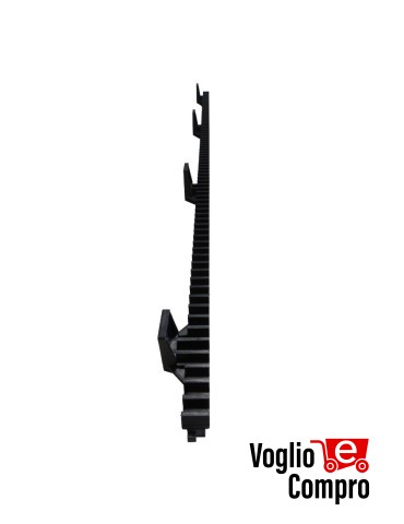 CREMAGLIERA IN NYLON DITEC CR4N4 BARRA 1 METRO PER CANCELLI DI PESO MAX 500 Kg