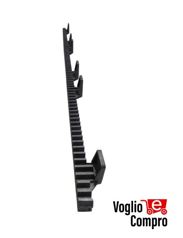 CREMAGLIERA IN NAILON DITEC CR4N6 BARRA 1 METRO PER CANCELLI DI PESO MAX 800 Kg