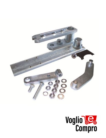 Gruppo leverismi apertura 110°, DITEC CUBIC6L sblocco azionabile da ambo i lati (con leva CUBIC6SBL o chiave CUBIC6SBD)