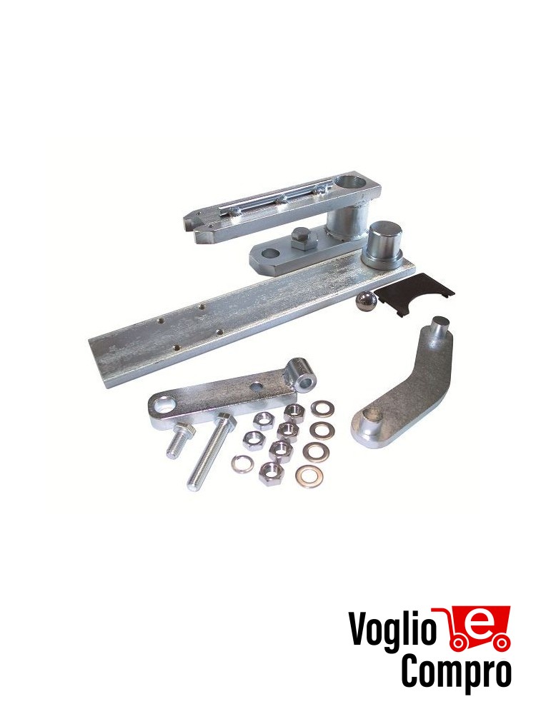 Gruppo leverismi apertura 110°, DITEC CUBIC6L sblocco azionabile da ambo i lati (con leva CUBIC6SBL o chiave CUBIC6SBD)